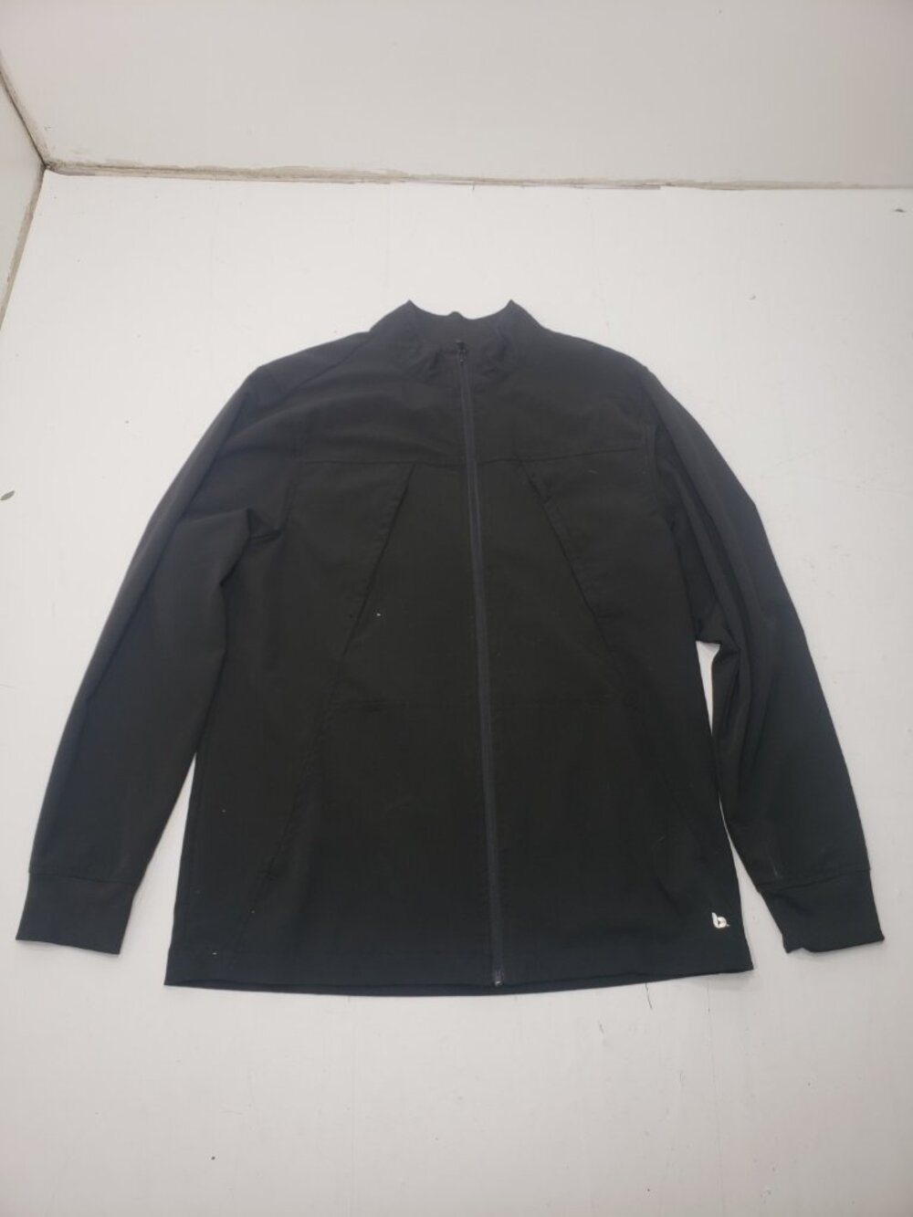 Barco Unify BUW881 Unisex Rally Warm-Up Jacket Black Full Zip Size Small